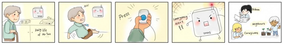 Dad press the emergency pendent